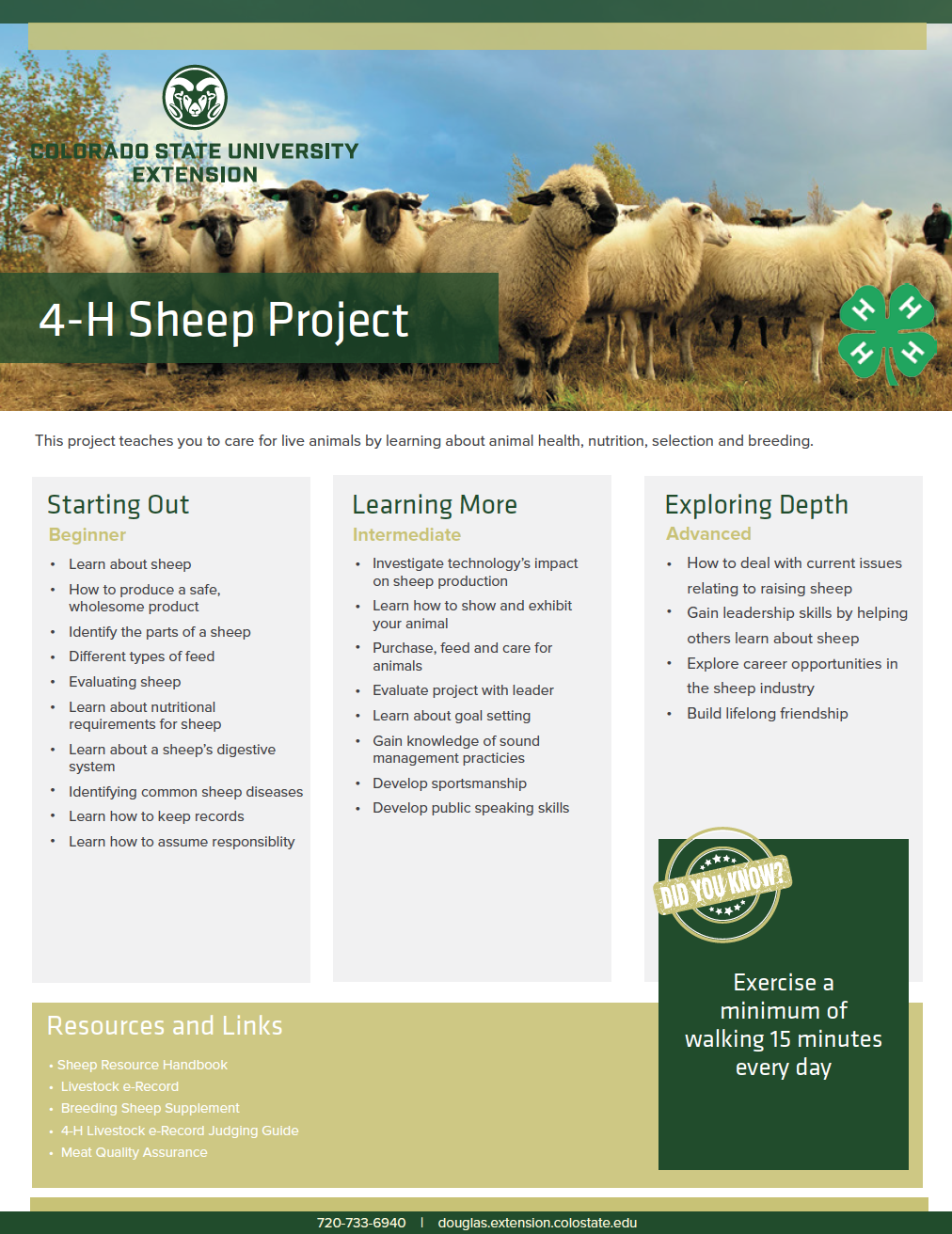 Livestock Douglas County Extension